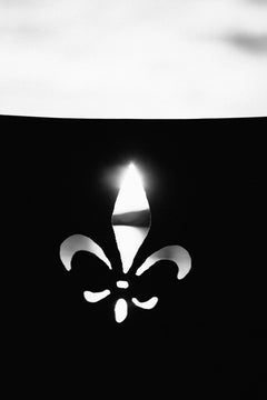 Fire Pit Art Fleur de Lis