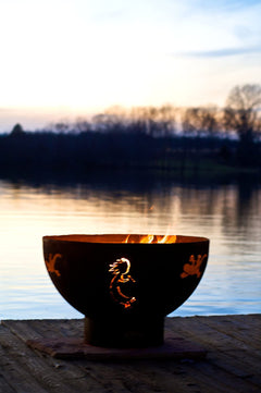 Fire Pit Art Kokopelli