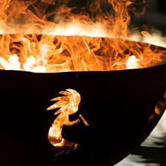 Fire Pit Art Kokopelli