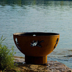 Fire Pit Art Kokopelli