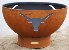 Fire Pit Art Long Horn
