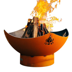 Fire Pit Art Namaste