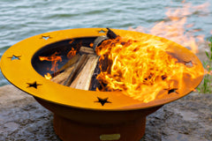 Fire Pit Art Saturn