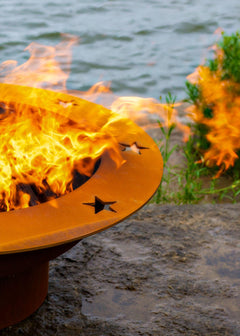 Fire Pit Art Saturn