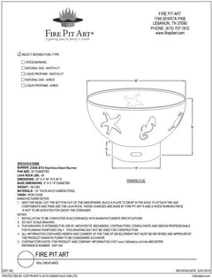 Fire Pit Art Sea Creatures