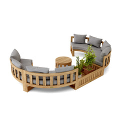 Circular Modular Deep Seating Set (SET-809) - image 2
