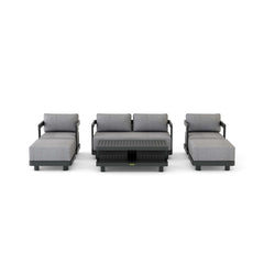 Granada 6-Piece Granada Aluminum Deep Seating (SET-902-AL) - image 2