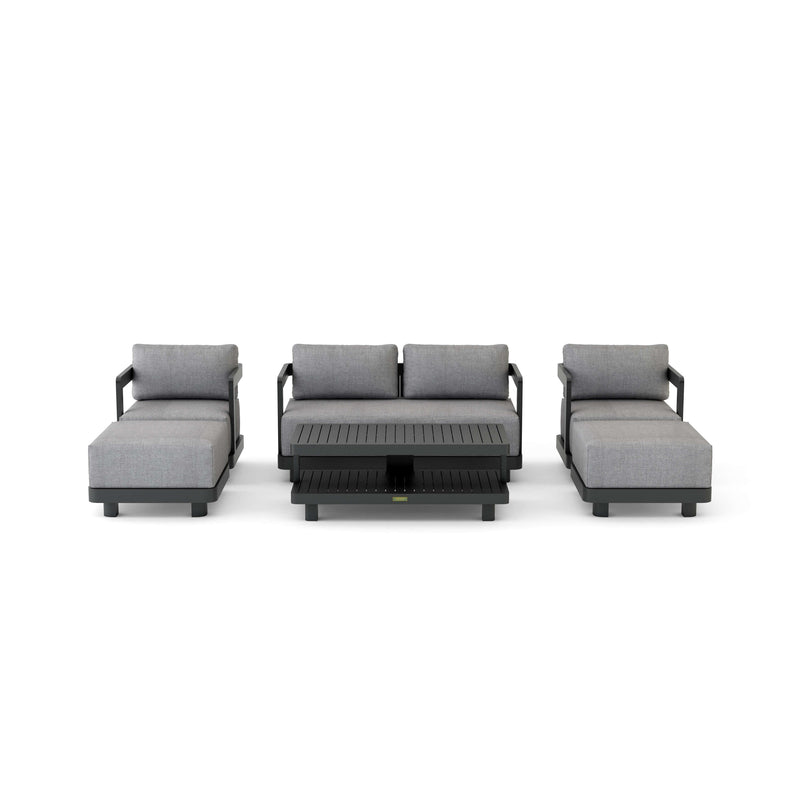 Granada 6-Piece Granada Aluminum Deep Seating (SET-902-AL) - image 2
