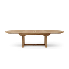 Bahama 117" Oval Extension Table w/ Double Extensions