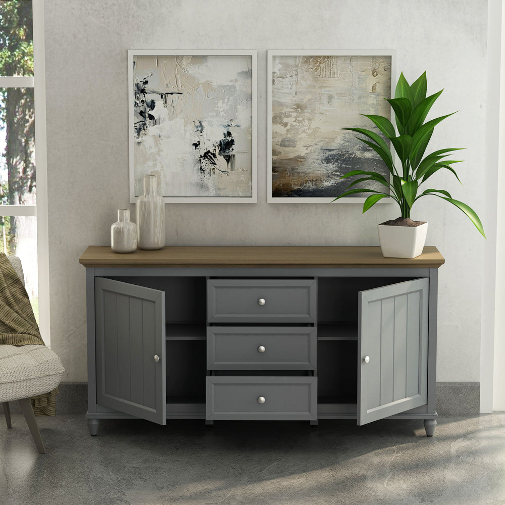 Chenon Sideboard - Grey & Brown - image 3