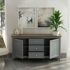 Chenon Sideboard - Grey & Brown - image 3