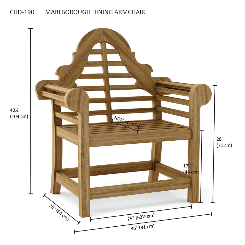 Marlborough Dining Armchair - image 9