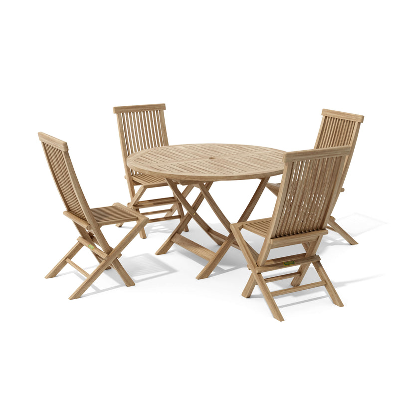 Classic Bahama 5-Piece Folding Dining Set - image 2