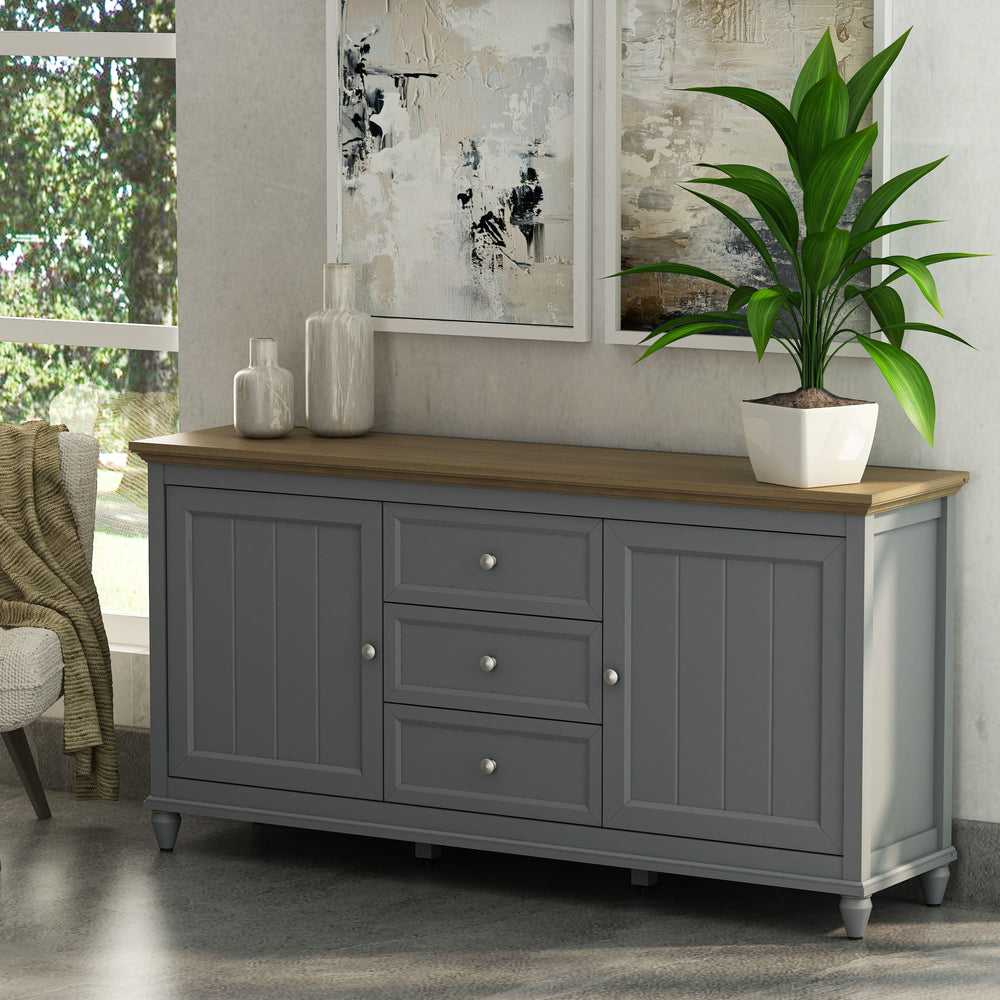 Chenon Sideboard - Grey & Brown - image 2