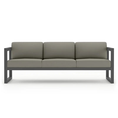 Avion Aluminum Sofa - Slate - Canvas Charcoal by Harmonia Living