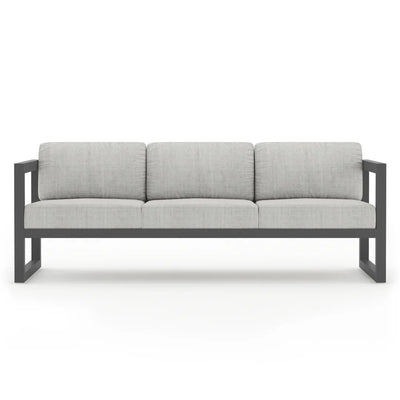 Avion Aluminum Sofa - Slate - Cast Silver by Harmonia Living