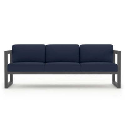 Avion Aluminum Sofa - Slate - Spectrum Indigo by Harmonia Living