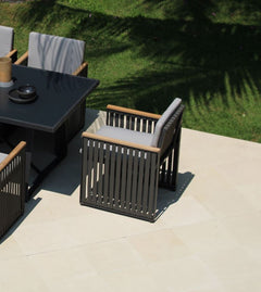 Horizon Dining Armchair - Commercial Grade Aluminum Frame