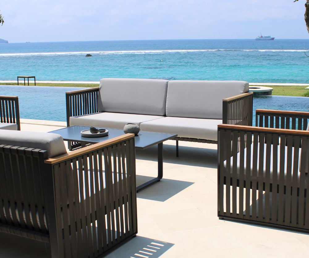Horizon Coffee Table with Glass, Tempered Glass Top, Modern Design - image 3