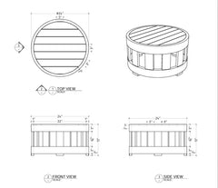 Circular Coffee Table - image 3