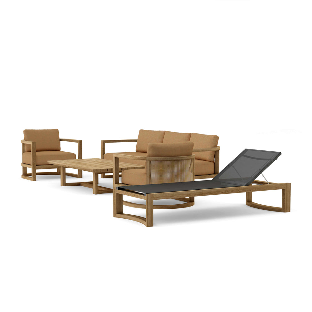 Canvas Teak cushion