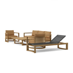 Canvas Teak cushion