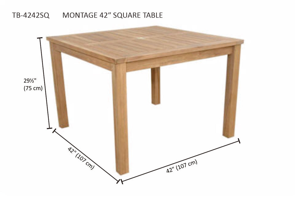 Montage 42" Square Table - image 2