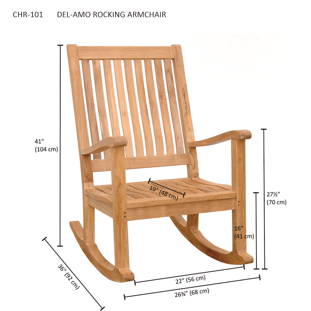 Del-Amo Rocking Armchair - image 5