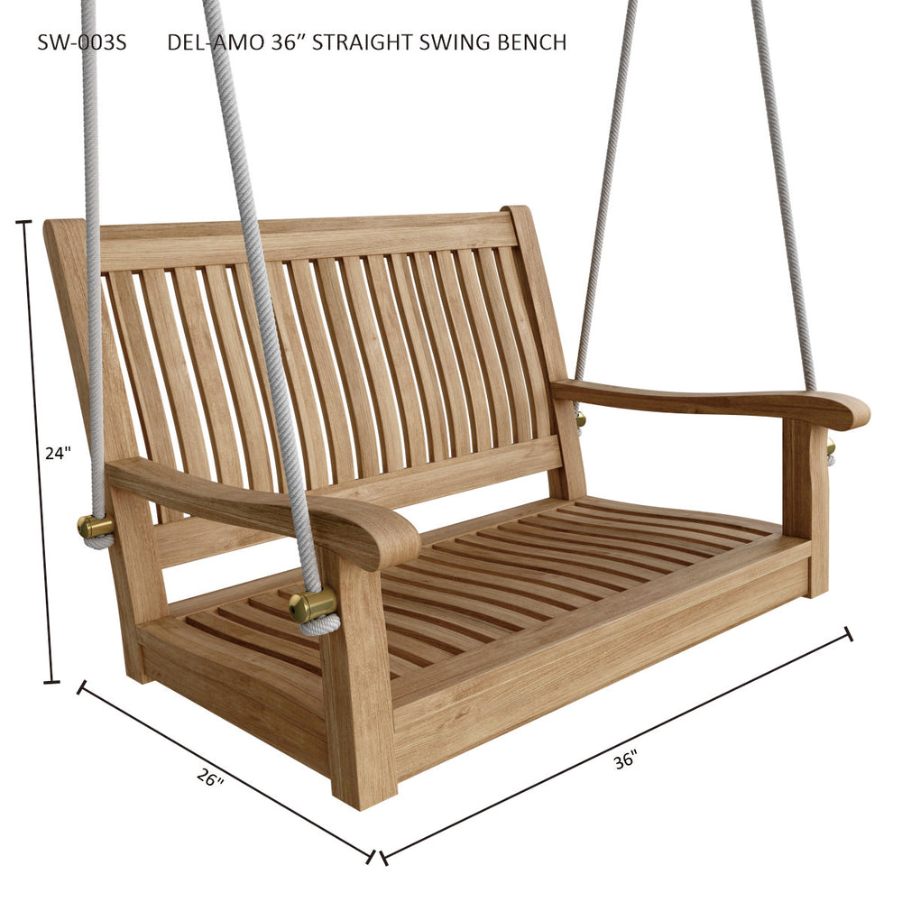 Del-Amo 36" Straight Swing Bench - image 3