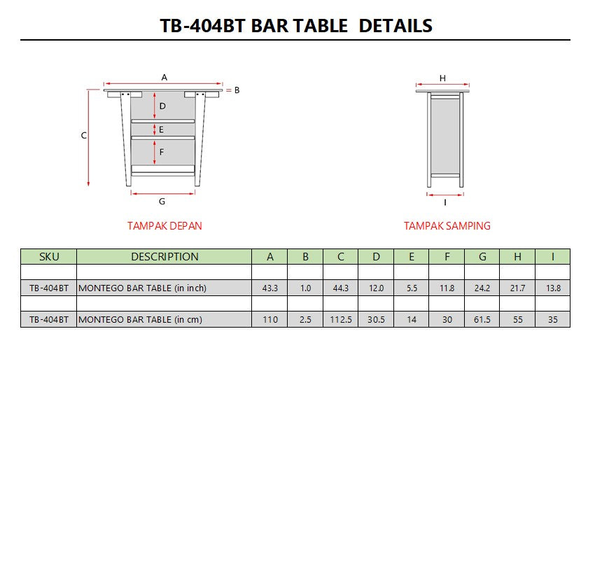 Montego Bar Table - image 6