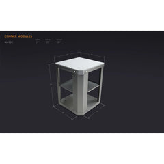 90 Degree Corner Module Extension for Stainless Steel Outdoor Kitchen Island - MA90C by Mont Alpi