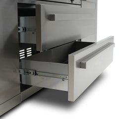 6-Burner with Kegerator and Beverage Center Stainless Steel Propane Gas BBQ Island Grill - MAi805-KEGBEV by Mont Alpi