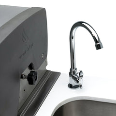 6-Burner with Kegerator and Beverage Center Stainless Steel Propane Gas BBQ Island Grill - MAi805-KEGBEV by Mont Alpi