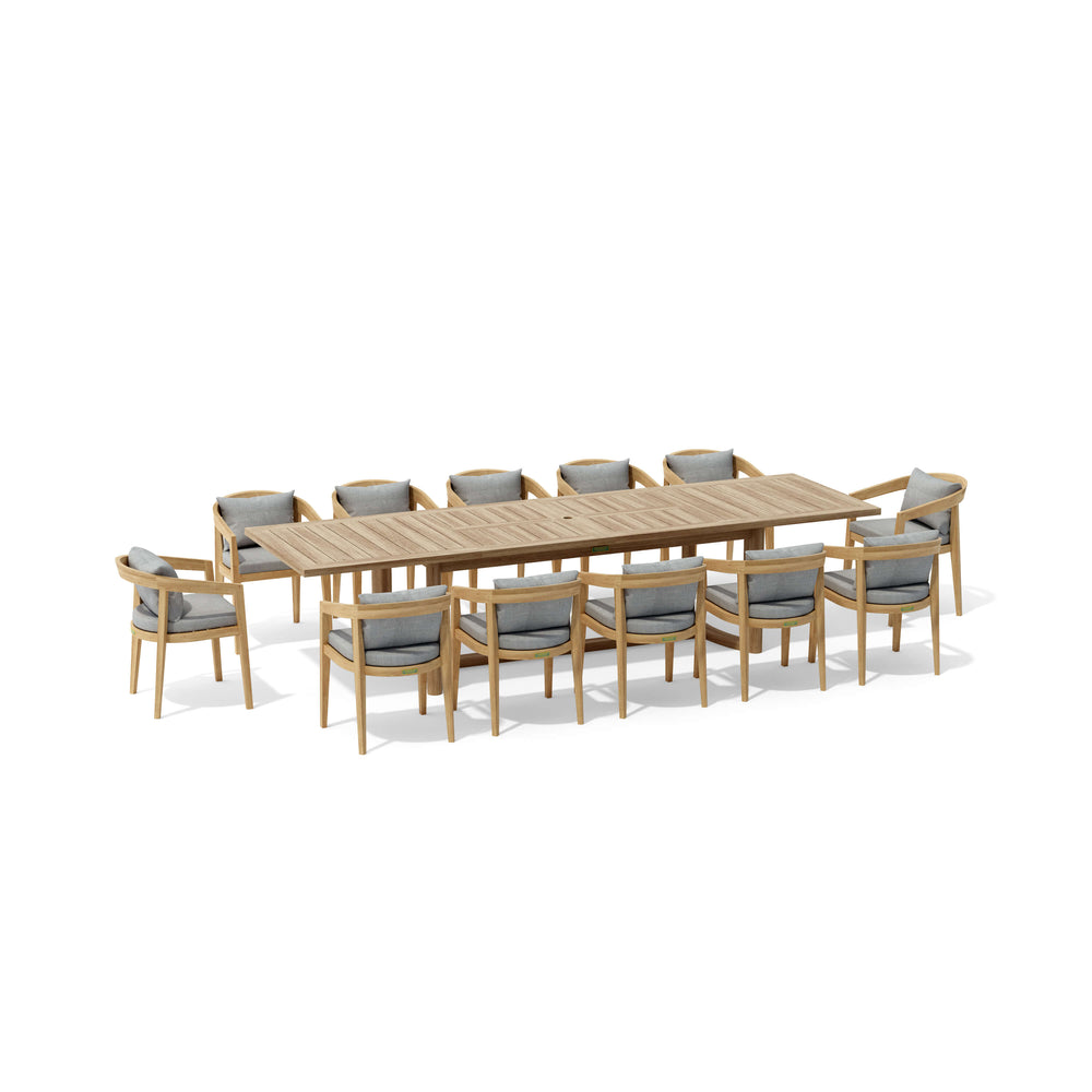 Toscana 13-Piece Extension Table Set (SET-367) - image 3