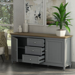 Chenon Sideboard - Grey & Brown - image 4