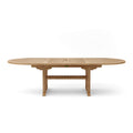 Sahara 106" Oval Double Extension Table in Teak
