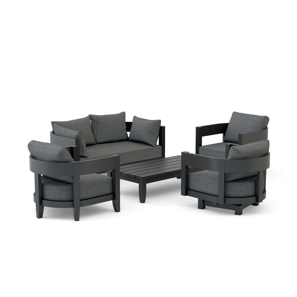 Cast Charcoal cushion