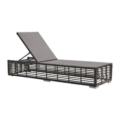 Panama Jack Graphite Chaise Lounge with Wheels, Weather-Resistant