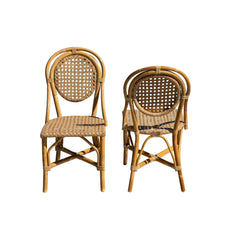 Panama Jack Sofia Side Chairs, Set of 2, Handcrafted Rattan