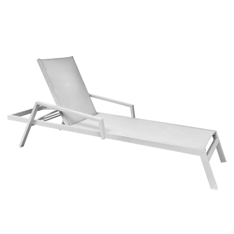 Panama Jack Mykonos Sling Chaise Lounger - Aluminum Frame