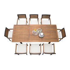 Boca Grande 7-Piece Rectangular Outdoor Dining Set - Acacia