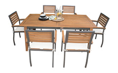 Boca Grande 7-Piece Rectangular Outdoor Dining Set - Acacia