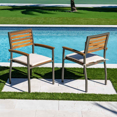 Boca Grande 7-Piece Rectangular Outdoor Dining Set - Acacia