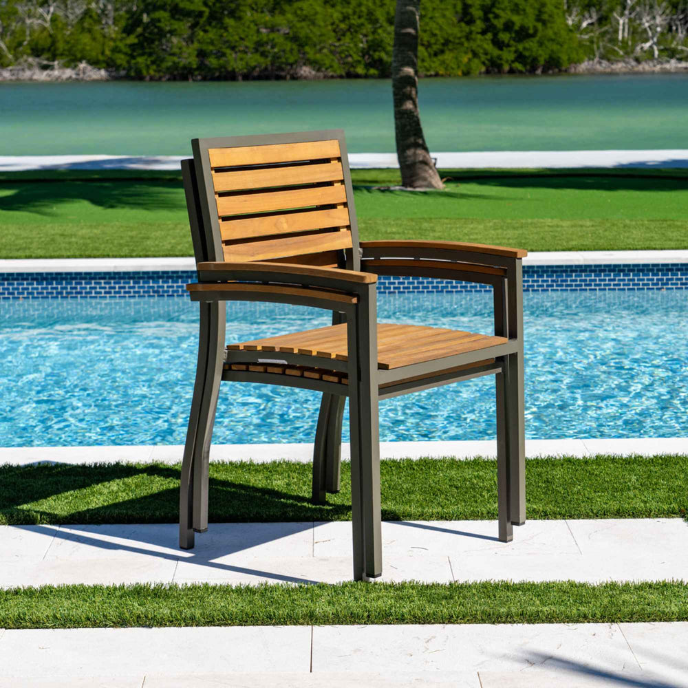 Panama Jack Boca Grande Stackable Dining Armchairs, Set of 2 — product view 7