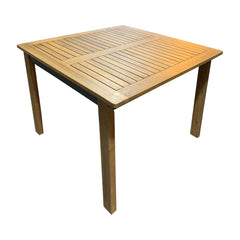 Boca Grande 5-Piece Square Dining Set Acacia Wood Outdoor