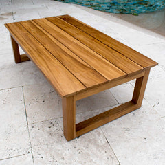 Panama Jack Bali Teak Coffee Table, Outdoor Grade A Teak