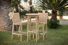 Panama Jack Austin 3-Piece Round Pub Table Set - Aluminum Frame