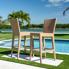 Austin Barstool - Outdoor Bar Stool, UV & Weather Resistant