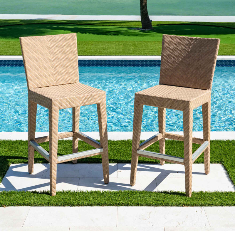 Austin Barstool - Outdoor Bar Stool, UV & Weather Resistant