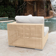 Austin Modular Corner Chair - Outdoor Chair, Anodized Frame